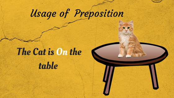 Usage of Preposition